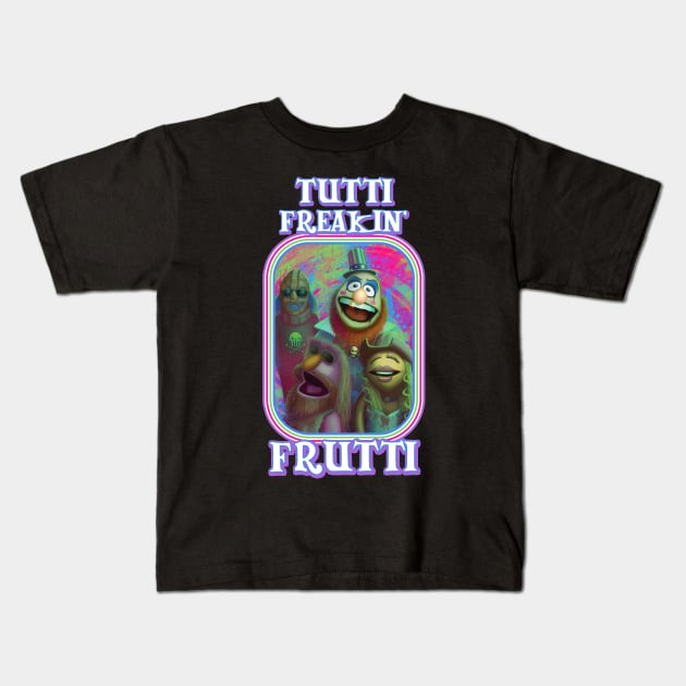 Electric Mayhem - Fireflys Kids T-Shirt by GrimbyBECK